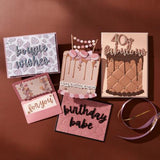 Spellbinders Fabulous Birthday Etched Dies from the Bougie Birthday Collection by Nina Boettcher