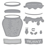 Spellbinders Pooh's Hunny Pot Etched Dies from the Say Cheese Classic Pooh Collection in Collaboration with Simple Stories