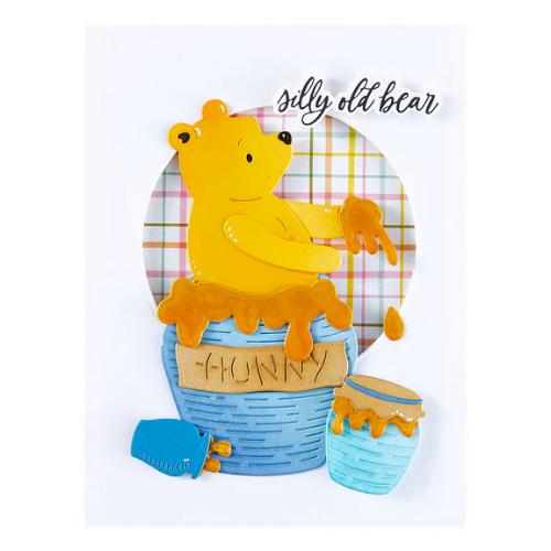 Spellbinders Pooh's Hunny Pot Etched Dies from the Say Cheese Classic Pooh Collection in Collaboration with Simple Stories