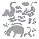 Spellbinders Tigger & Eeyore Etched Dies from the Say Cheese Classic Pooh Collection in Collaboration with Simple Stories