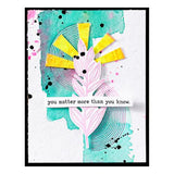 Spellbinders Flourishing BetterPress Plates from the Modern Botanicals Collection by Dina Wakley