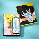 Spellbinders Flourishing BetterPress Plates from the Modern Botanicals Collection by Dina Wakley