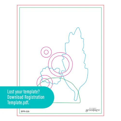 Spellbinders Flourishing BetterPress Plates from the Modern Botanicals Collection by Dina Wakley