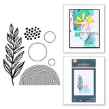 Spellbinders Flourishing BetterPress Plates from the Modern Botanicals Collection by Dina Wakley