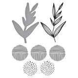 Spellbinders Growing Betterpress Plates & Die Set from the Modern Botanicals Collection by Dina Wakley