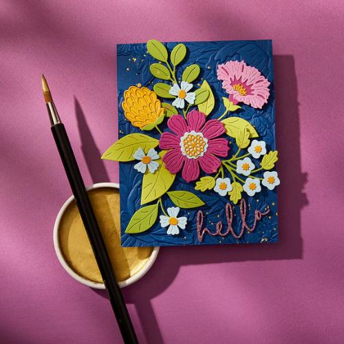 Spellbinders Vivid Blooms Etched Dies from the Vivid Expressions Collection