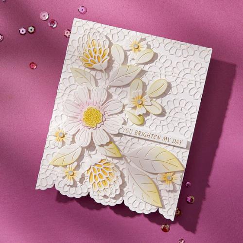 Spellbinders Vivid Blooms Etched Dies from the Vivid Expressions Collection