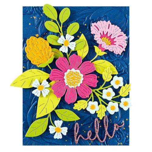 Spellbinders Vivid Blooms Etched Dies from the Vivid Expressions Collection