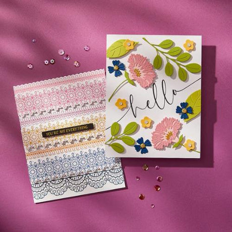 Spellbinders Ideal Moments Press Plate & Die Set from the Vivid Expressions Collection