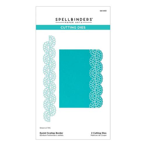 Spellbinders Eyelet Scallop Border Etched Dies from the Vivid Expressions Collection