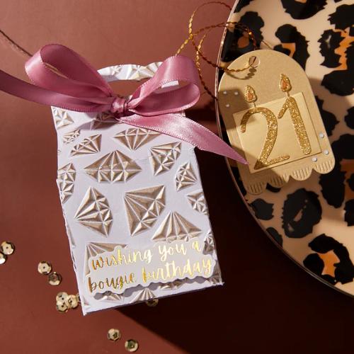 Spellbinders Bougie Birthday Celebration Die Bundle from the Bougie Birthday Collection by Nina Boettcher