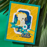 Spellbinders Free Hugs Oscar Etched Dies from the Cheerful Chirps Collection