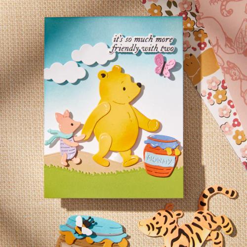 Spellbinders Say Cheese Classic Pooh Die Bundle in Collaboration with Simple Stories