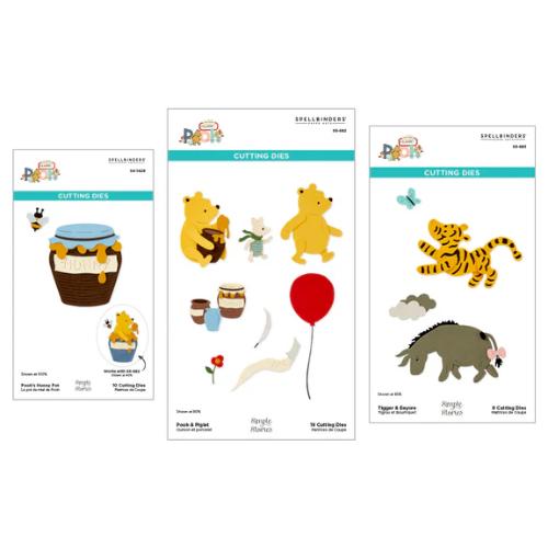 Spellbinders Say Cheese Classic Pooh Die Bundle in Collaboration with Simple Stories