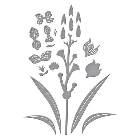 Spellbinders Layered Gladiolus Etched Dies from the Wildflowers Collection by Lisa Horton
