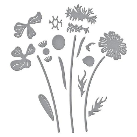 Spellbinders Layered Wildflowers Etched Dies from the Wildflowers Collection by Lisa Horton
