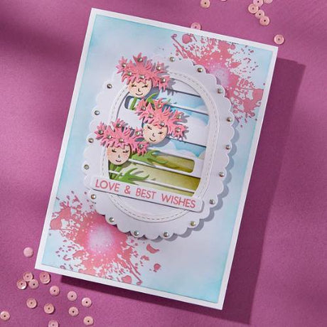 Spellbinders Layered Wildflowers Etched Dies from the Wildflowers Collection by Lisa Horton