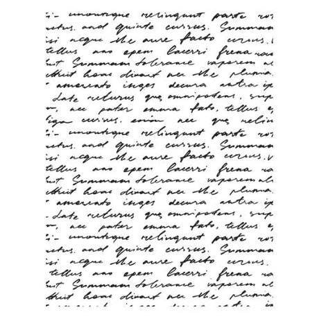 Spellbinders Script Text BetterPress Plate from the Wildflowers Collection by Lisa Horton