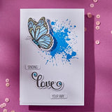 Spellbinders Splatters BetterPress Plate from the Wildflowers Collection by Lisa Horton