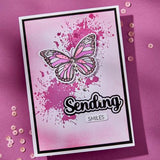 Spellbinders Splatters BetterPress Plate from the Wildflowers Collection by Lisa Horton