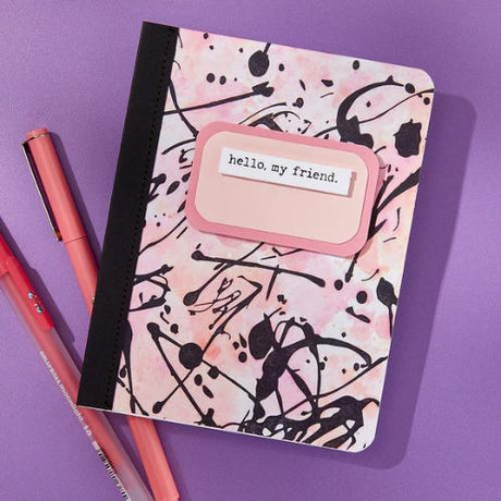 Spellbinders Reel Color Sentiments BetterPress Plate & Die Set from the Take Note Collection