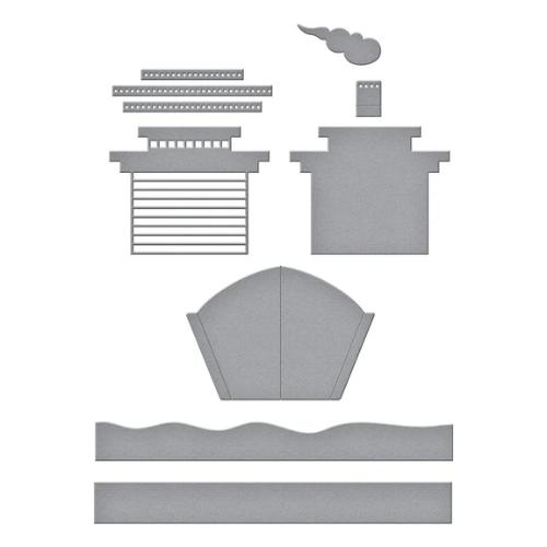 Spellbinders Deckside Dreams Etched Dies from the La Dolce Vita Collection