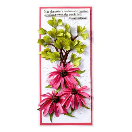 Spellbinders Echinacea (Coneflower) Etched Dies from the Summer Solstice Garden Collection by Susan Tierney-Cockburn