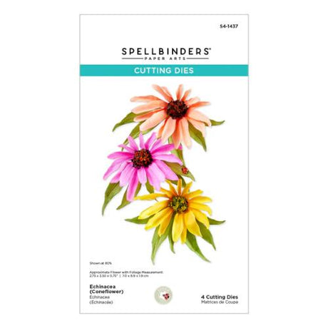 Spellbinders Echinacea (Coneflower) Etched Dies from the Summer Solstice Garden Collection by Susan Tierney-Cockburn