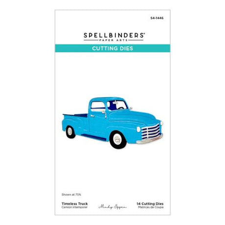 Spellbinders Timeless Truck Etched Dies from the Classic Road Legends Collection by Mindy Eggen