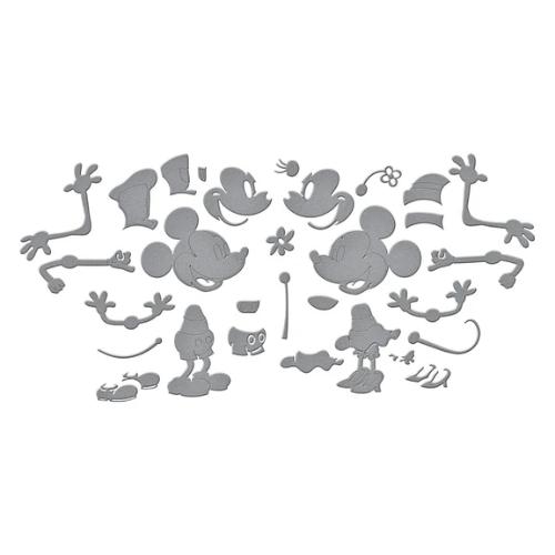 Spellbinders Steamboat Willie Duo Etched Dies from the Say Cheese Classic Mouse Collection
