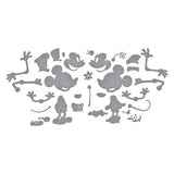 Spellbinders Steamboat Willie Duo Etched Dies from the Say Cheese Classic Mouse Collection
