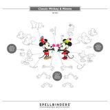 Spellbinders Steamboat Willie Duo Etched Dies from the Say Cheese Classic Mouse Collection