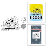 Spellbinders Steamboat Willie Press Plate & Die Set from the Say Cheese Classic Mouse Collection