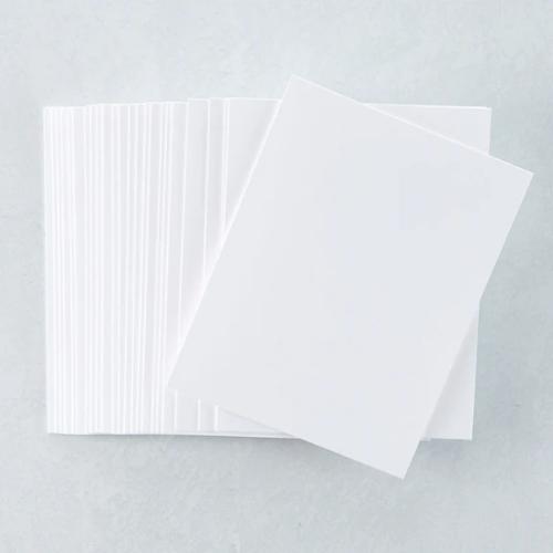 Spellbinders A2 White Card Bases - Top Fold - 25 pack