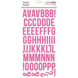 Simple Stories Color Vibe Foam Alpha Stickers Pink (13436)