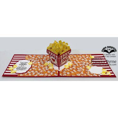 Karen Burniston Popcorn Phrases clear stamps CS011