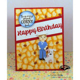 Karen Burniston Popcorn Phrases clear stamps CS011