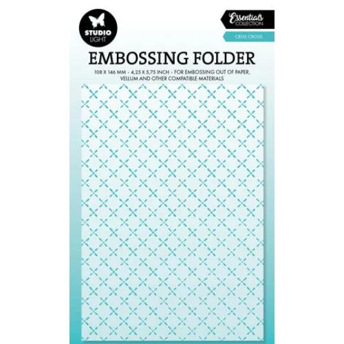 Studio Light Criss Cross Essentials Embossing Folders (SL-ES-EMB27)