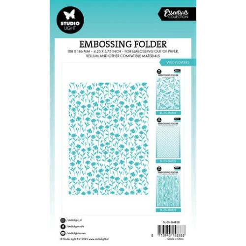 Studio Light Wild Flowers Essentials Embossing Folders (SL-ES-EMB28)