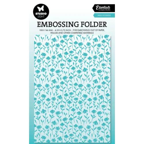 Studio Light Wild Flowers Essentials Embossing Folders (SL-ES-EMB28)