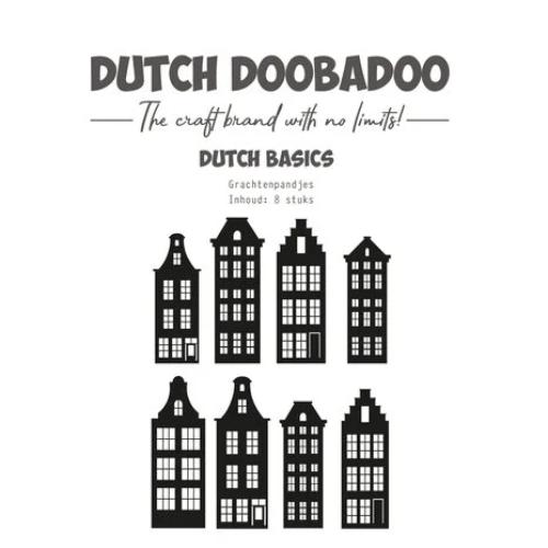 Dutch Doobadoo Dutch Basics A6 Canal houses (8pcs) (472.950.017)