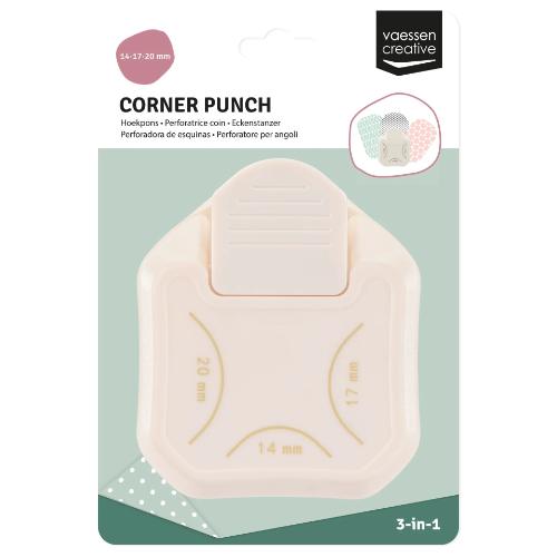 Vaessen Creative 3-in-1 Corner Punch 14-17-20mm