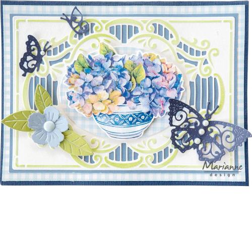 Marianne Design Die-cuts Mattie's Blue Flowers (VK9627)