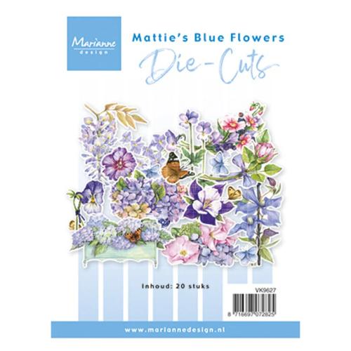Marianne Design Die-cuts Mattie's Blue Flowers (VK9627)