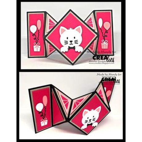 Crealies On The Move Dies No. 9 Design H Square Folding Card (CLMOVE09)