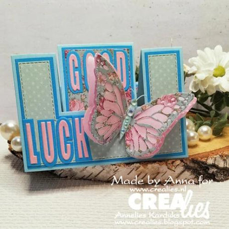 Crealies On The Move Dies No. 14 Design M Tri Fold Shutter Card (CLMOVE14)