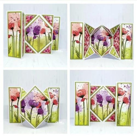 Crealies On The Move Dies No. 15 Design N Fold Flat Box Card (CLMOVE15)