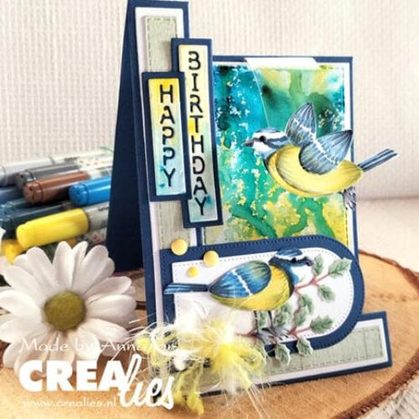 Crealies On The Move Dies No. 17 Design P Side Stepper Card (CLMOVE17)