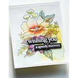 Memory Box CL5277D Breezy Bouquet clear stamp and die set