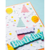 Memory Box CL5288D Birthday Chic clear stamp and die set